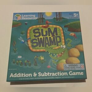 Sum Swamp Addition & Subtraction Game - like new Ages 5+